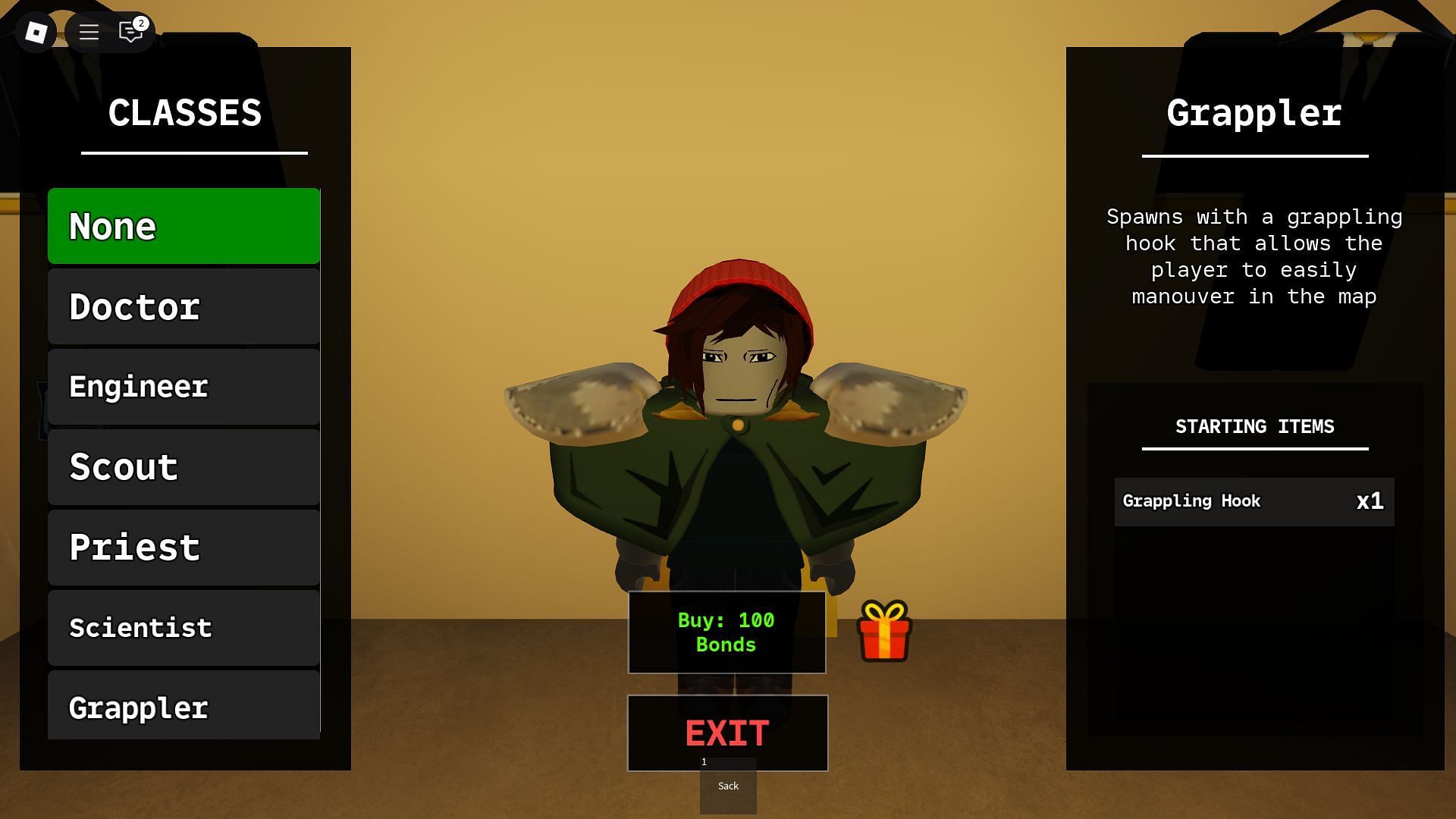 The Grappler Class (Image via Roblox)